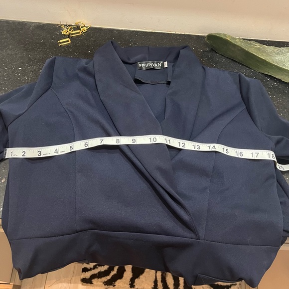 Blue navy dress size L - Picture 7 of 8